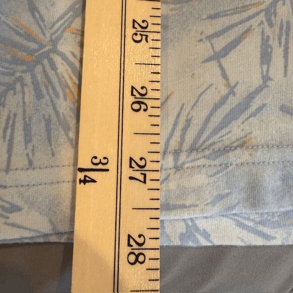 Columbia Thistle Town Omni Wick Polo Blue Tropical Print Size Large - Picture 6 of 7